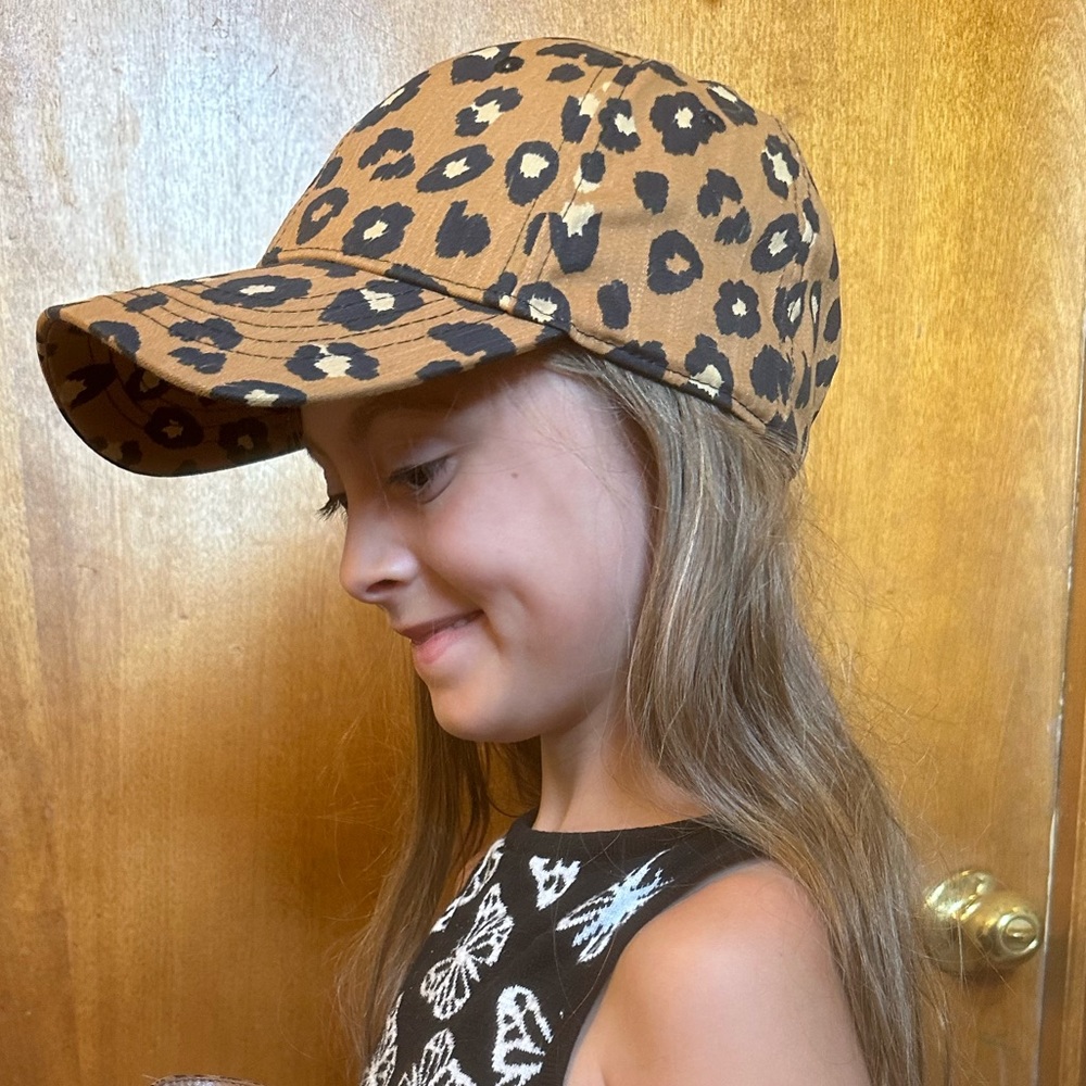 Kid’s Hat - Leopard Print Baseball Cap